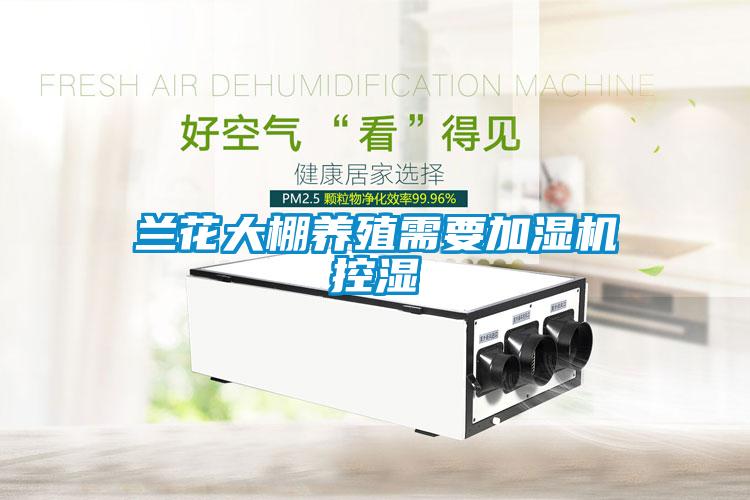 兰花大棚养殖需要加湿机控湿
