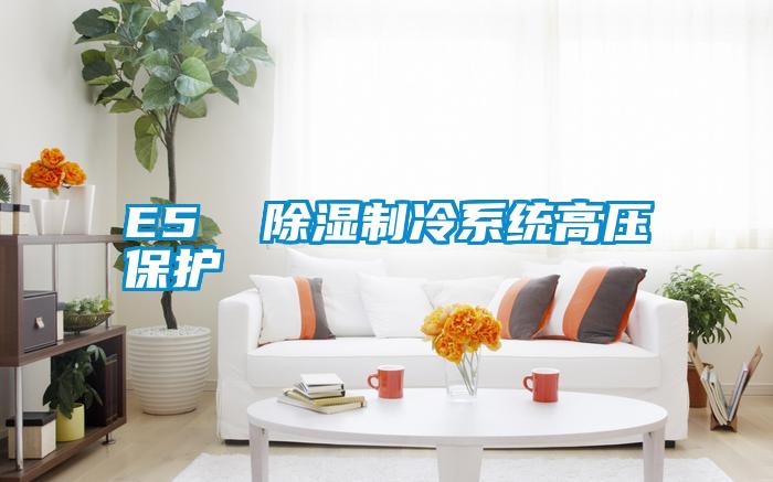E5  除湿制冷系统高压保护