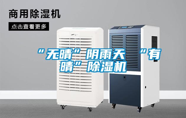 “无晴”阴雨天 “有晴”除湿机