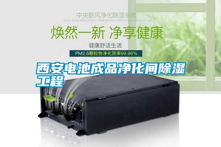 西安电池成品净化间除湿工程
