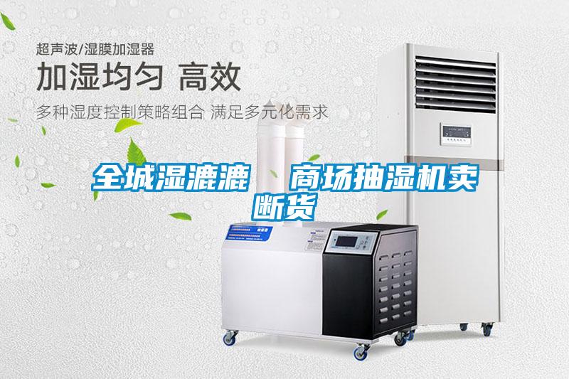 全城湿漉漉  商场抽湿机卖断货