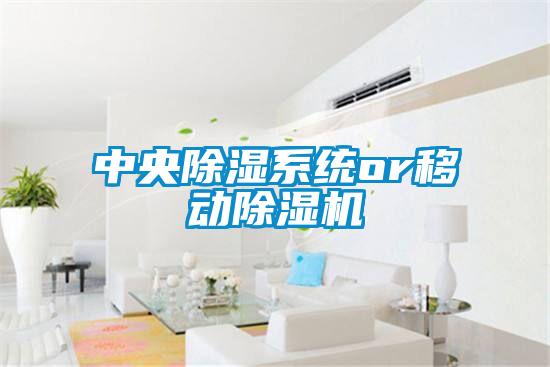 中央除湿系统or移动除湿机