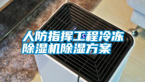 人防指挥工程冷冻除湿机除湿方案