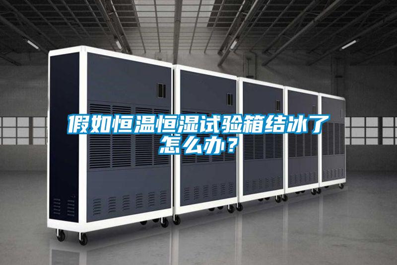 假如恒温恒湿试验箱结冰了怎么办？