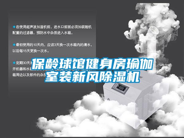 保龄球馆健身房瑜伽室装新风除湿机