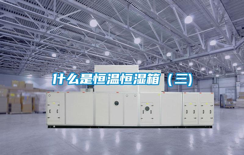 什么是恒温恒湿箱(三)