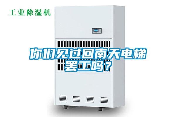 你们见过回南天电梯罢工吗？