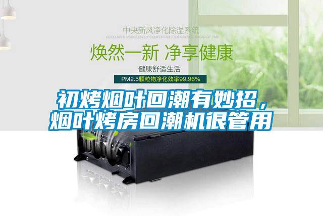 初烤烟叶回潮有妙招，烟叶烤房回潮机很管用