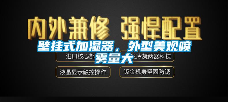 壁挂式加湿器，外型美观喷雾量大