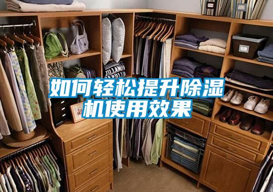 如何轻松提升除湿机使用效果