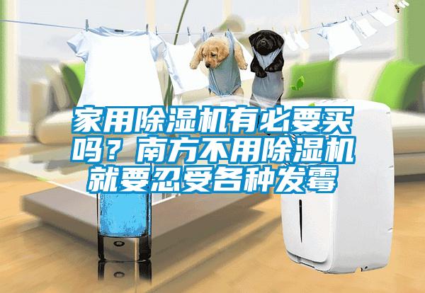 家用除湿机有必要买吗?南方不用除湿机就要忍受各种发霉