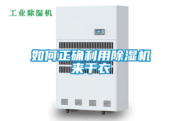 如何正确利用除湿机来干衣