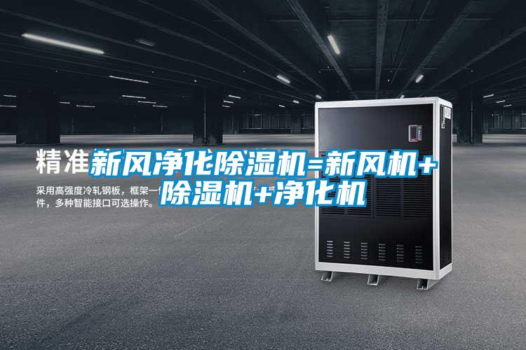 新风净化除湿机=新风机+除湿机+净化机
