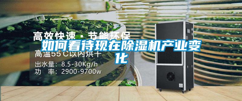 如何看待现在除湿机产业变化