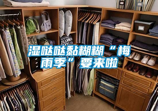 湿哒哒黏糊糊“梅雨季”要来啦