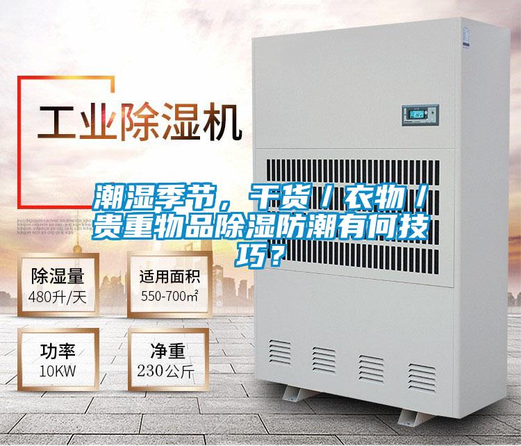 潮湿季节，干货／衣物／贵重物品除湿防潮有何技巧？