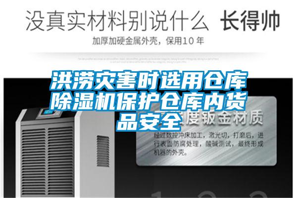 洪涝灾害时选用仓库除湿机保护仓库内货品安全