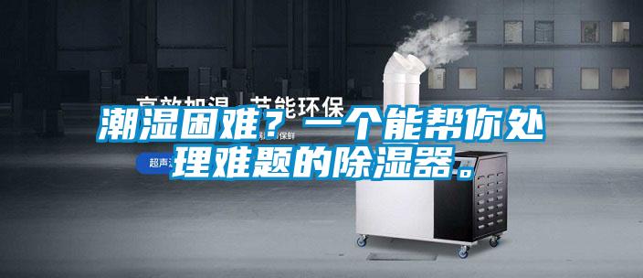 潮湿困难?一个能帮你处理难题的除湿器。