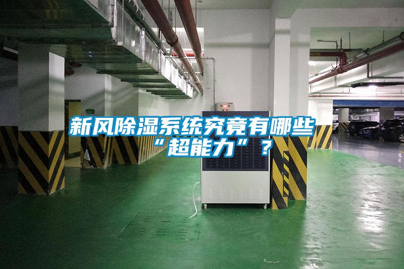 新风除湿系统究竟有哪些“超能力”？