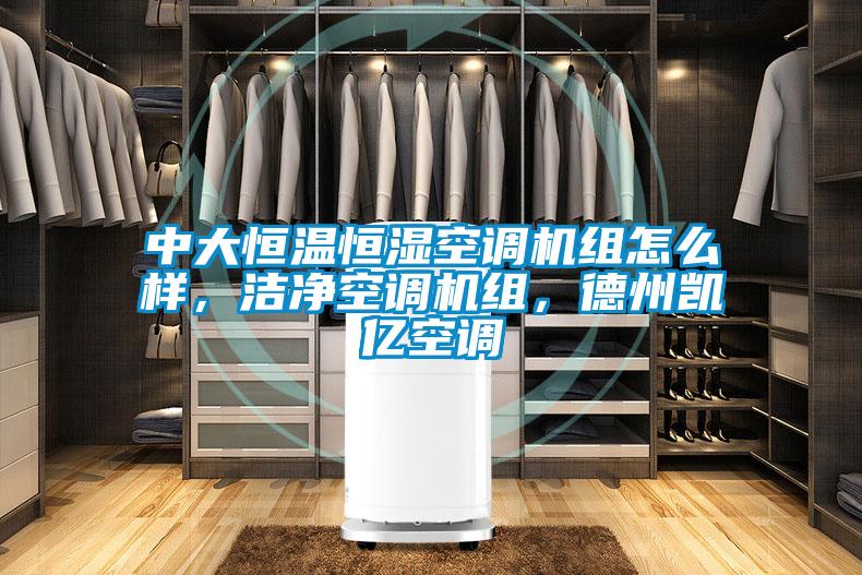 中大恒温恒湿空调机组怎么样,洁净空调机组,德州凯亿空调