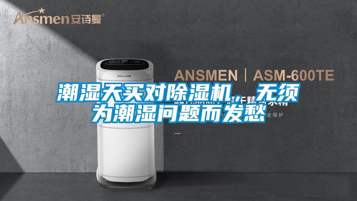潮湿天买对除湿机,无须为潮湿问题而发愁