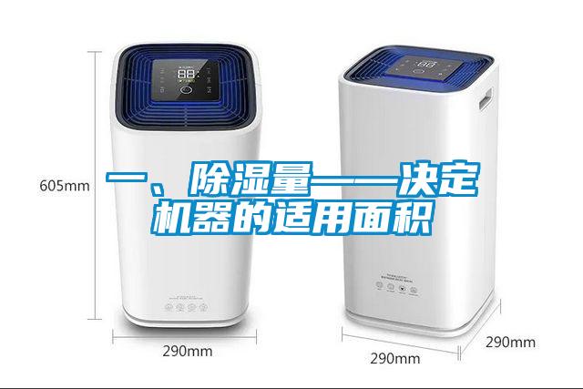 一、除湿量——决定机器的适用面积
