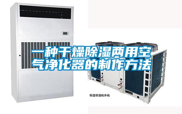一种干燥除湿两用空气净化器的制作方法
