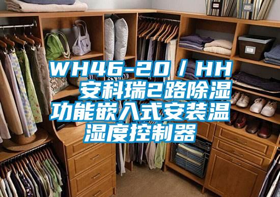 WH46-20／HH  安科瑞2路除湿功能嵌入式安装温湿度控制器
