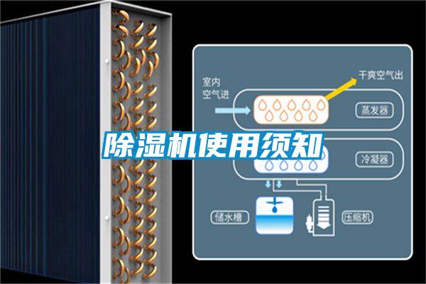 除湿机使用须知