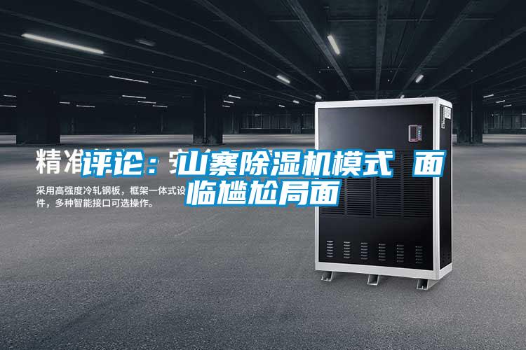 评论：山寨除湿机模式 面临尴尬局面