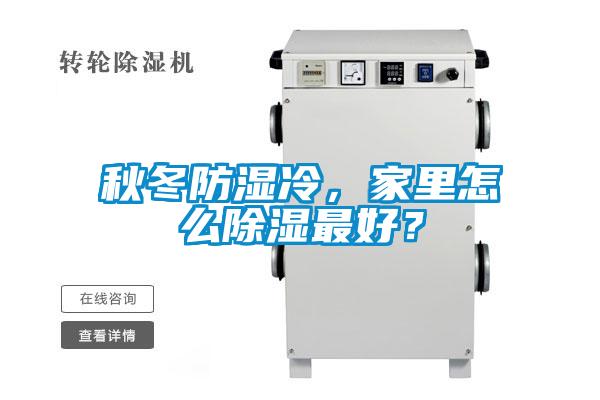 秋冬防湿冷，家里怎么除湿最好？