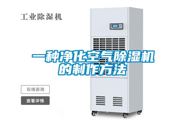 一种净化空气除湿机的制作方法