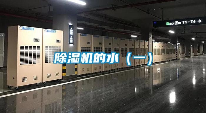除湿机的水（一）