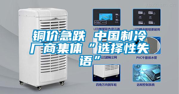 铜价急跌 中国制冷厂商集体“选择性失语”