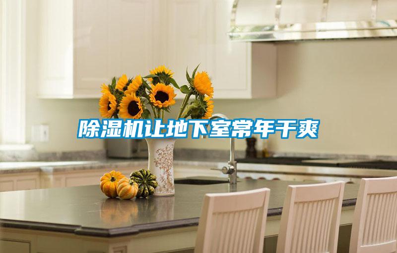除湿机让地下室常年干爽
