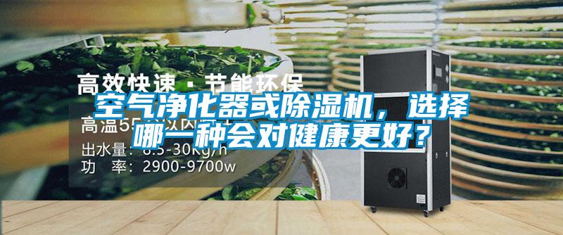 空气净化器或除湿机，选择哪一种会对健康更好？