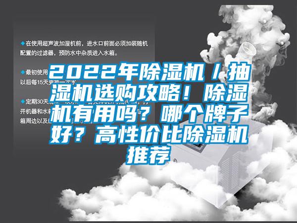 2022年除湿机／抽湿机选购攻略！除湿机有用吗？哪个牌子好？高性价比除湿机推荐