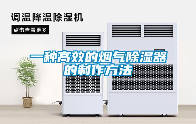 一种高效的烟气除湿器的制作方法