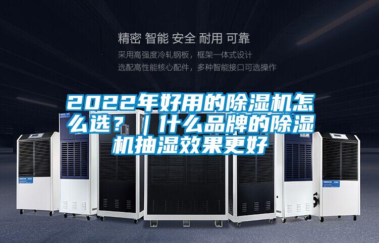 2022年好用的除湿机怎么选？｜什么品牌的除湿机抽湿效果更好