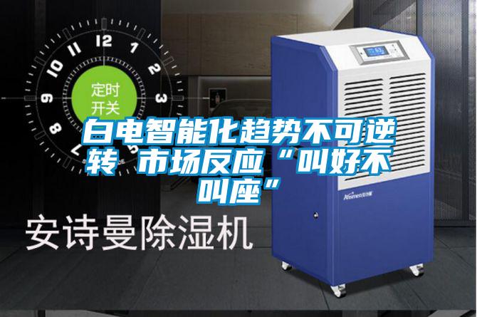 白电智能化趋势不可逆转 市场反应“叫好不叫座”