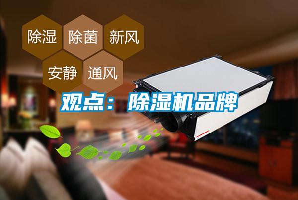 观点：除湿机品牌
