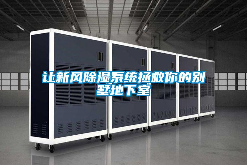 让新风除湿系统拯救你的别墅地下室