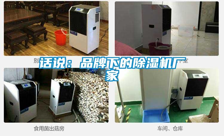 话说：品牌下的除湿机厂家