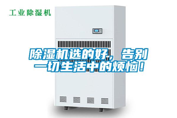 除湿机选的好，告别一切生活中的烦恼！