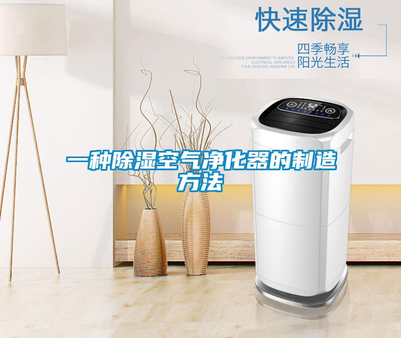 一种除湿空气净化器的制造方法