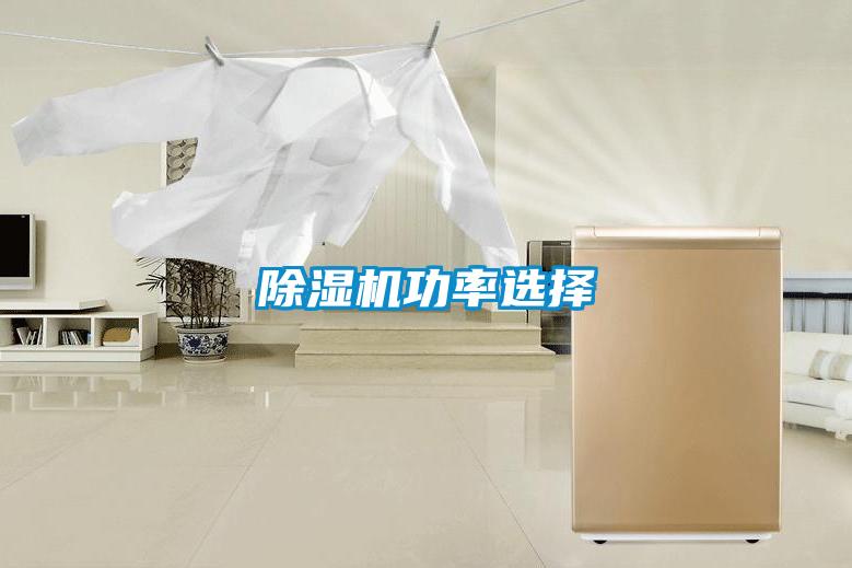 除湿机功率选择