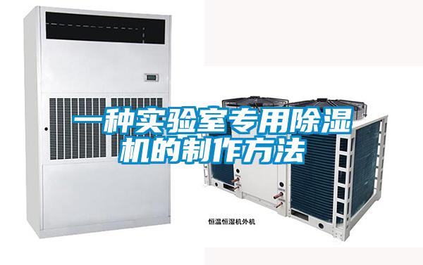 一种实验室专用除湿机的制作方法