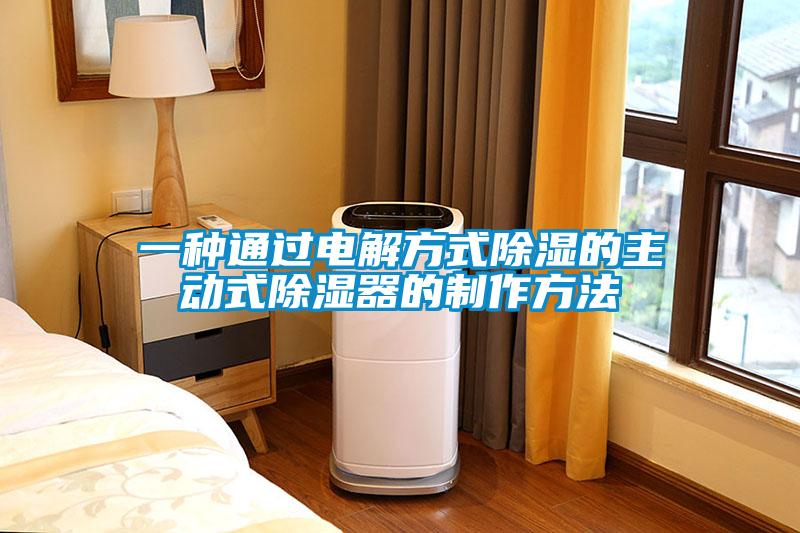 一种通过电解方式除湿的主动式除湿器的制作方法