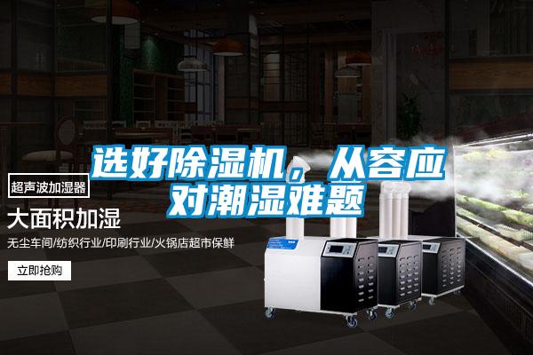 选好除湿机,从容应对潮湿难题