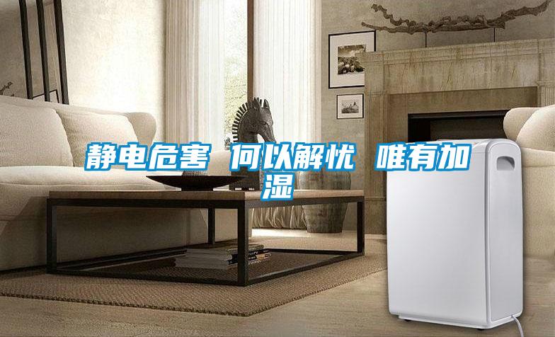 静电危害 何以解忧 唯有加湿